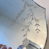 Antique chiseled mirror 60 X 40cm