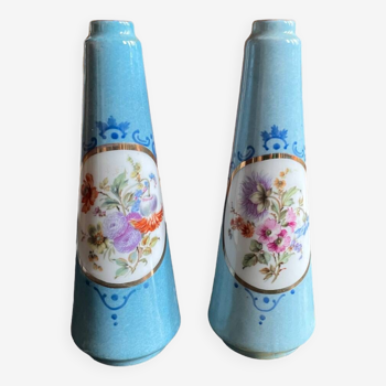 Pair of Limoges vases 1890