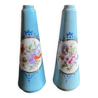 Pair of Limoges vases 1890