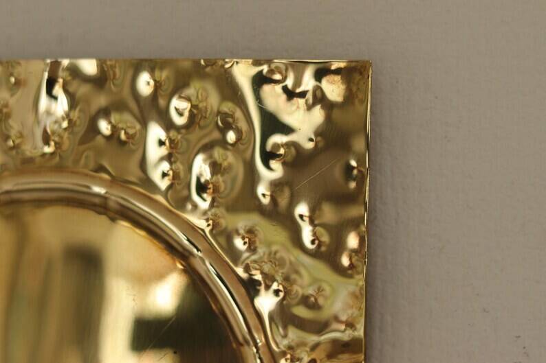 Pair of Swedish Brass Wall Sconces