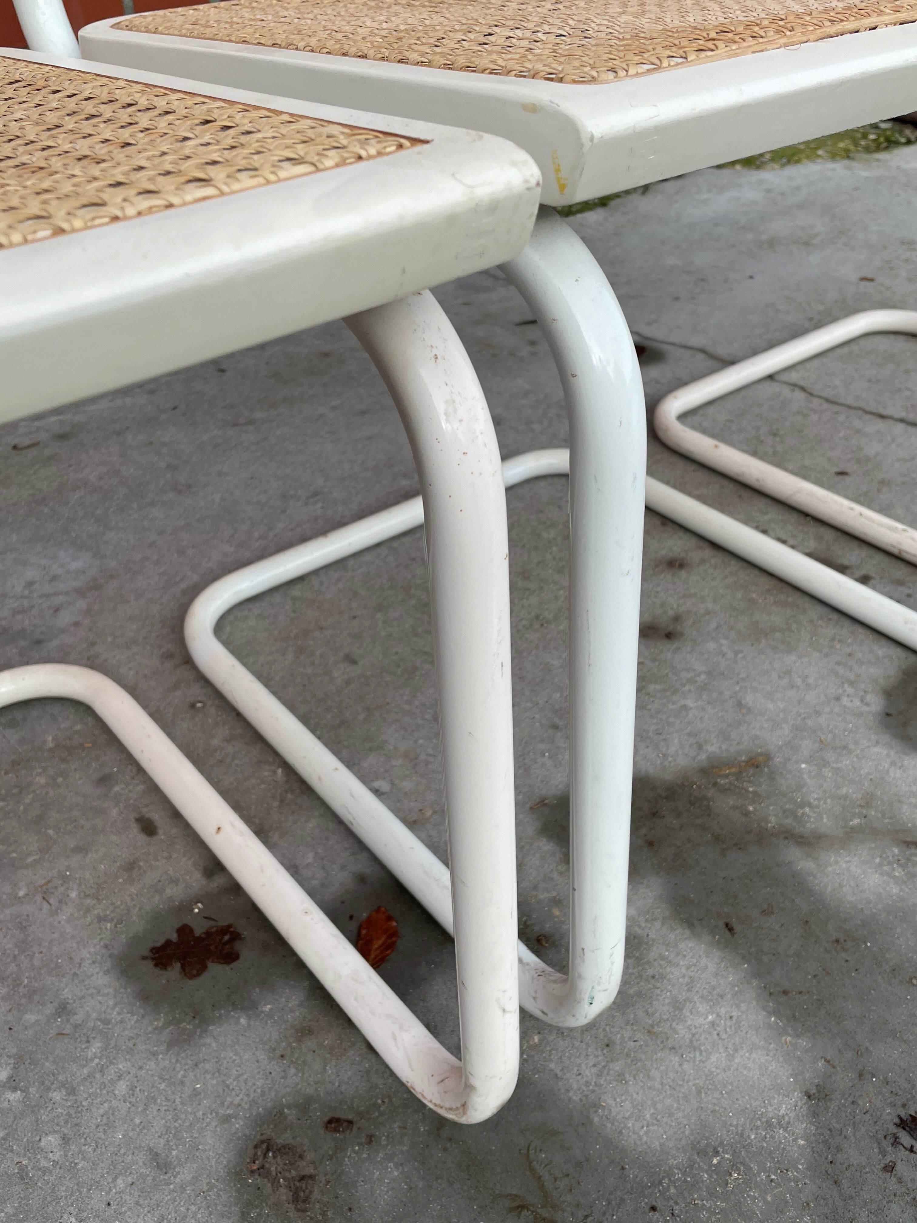 Set of 4 Cesca Model chairs by Marcel Breuer