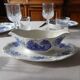 3 Plats de service Sarreguemines modèle Romantic