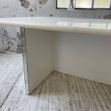 80s lacquered desk and mirror