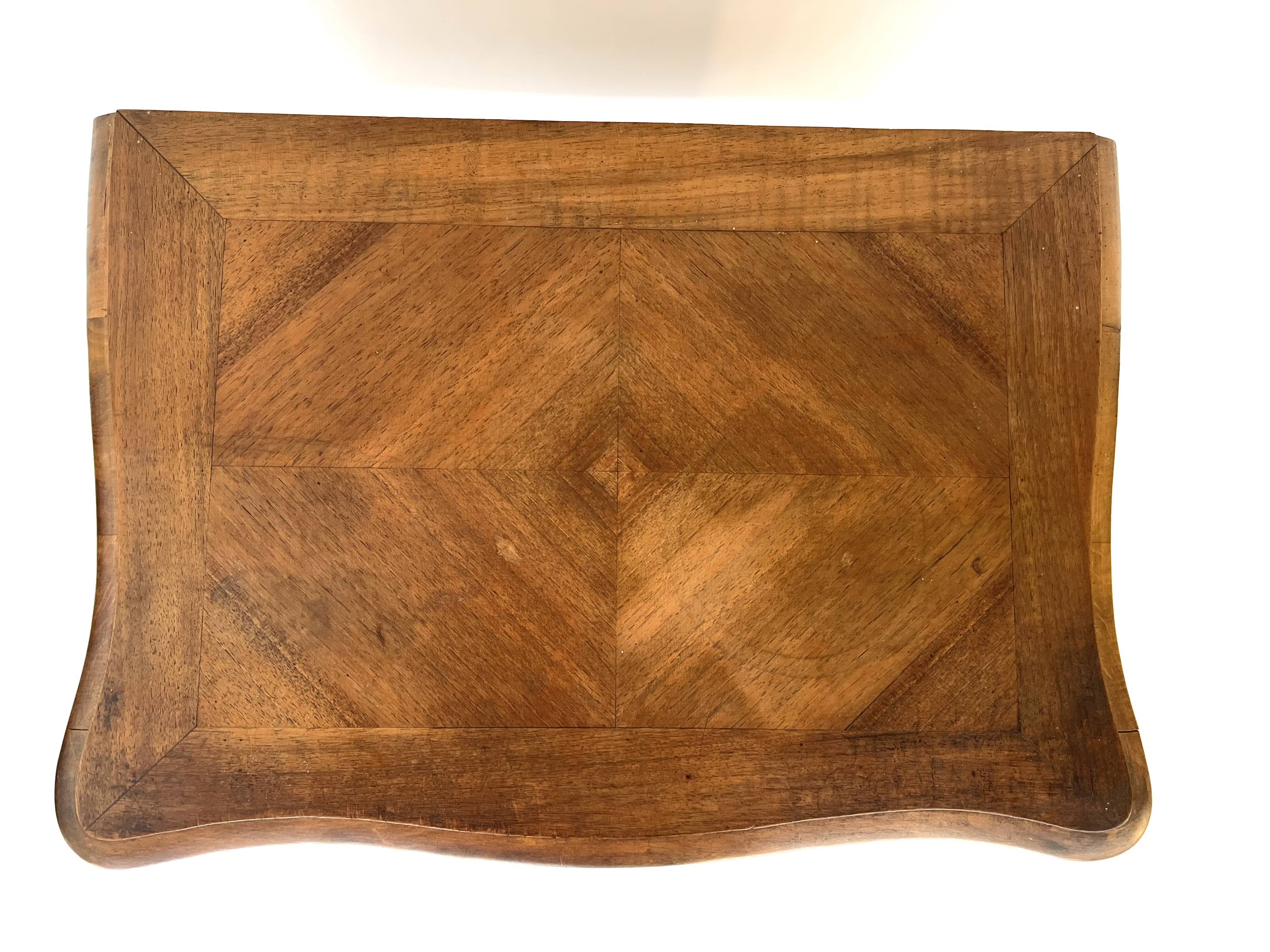 Louis XV style marquetry side table – circa 1900