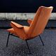 Fauteuil vintage moderniste restauré