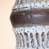 Glazed earthenware vase