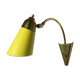 Wall  light brass stem in Italian 1960