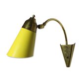 Applique potence en laiton italienne 1960