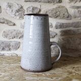 Large Roger Jacques stoneware pitcher