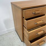 20th century maple veneer style desk