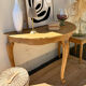 Golden oak console
