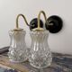 Pair of Art Deco wall lights