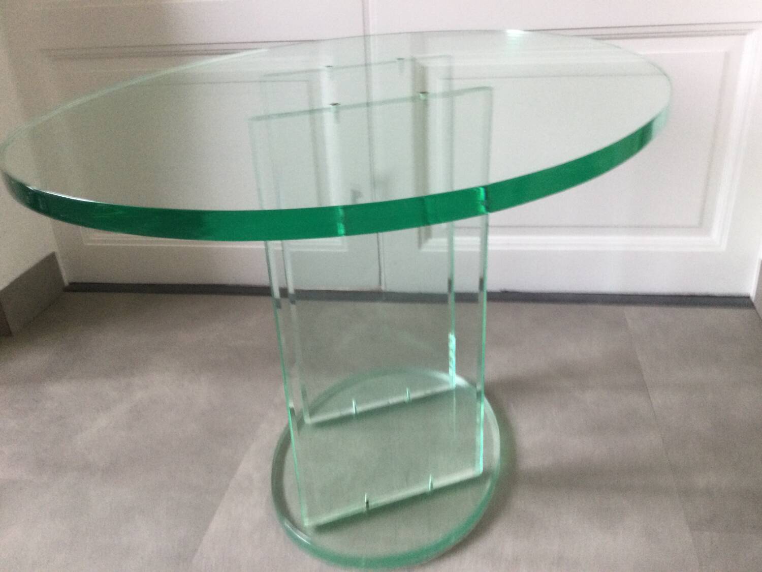 Vintage plexiglass coffee table