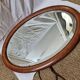 Miroir art déco ovale (67x45cm)