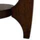 Table d'appoint Art Déco en chêne au design minimaliste