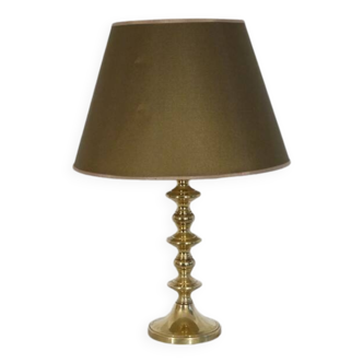 Scandinavian brass lamp 1970