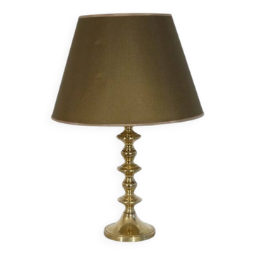 Scandinavian brass lamp 1970