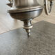 Lustre with 6 arms by Deknudt in patinated metal