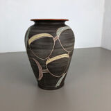 Abstract ceramic pottery vase by Sawa Franz Schwaderlapp, Germany, 1950s