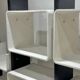 Large fiber and wood  shelf