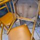 lot of 6 teak chairs from the 1950s, Scandinavian, Danish 87 x 44 x 43 BEG