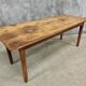 Antique Farmhouse Table French Dining Table in Chestnut Wood 80x200