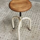 Vintage swivel stool laboratory stool studio stool