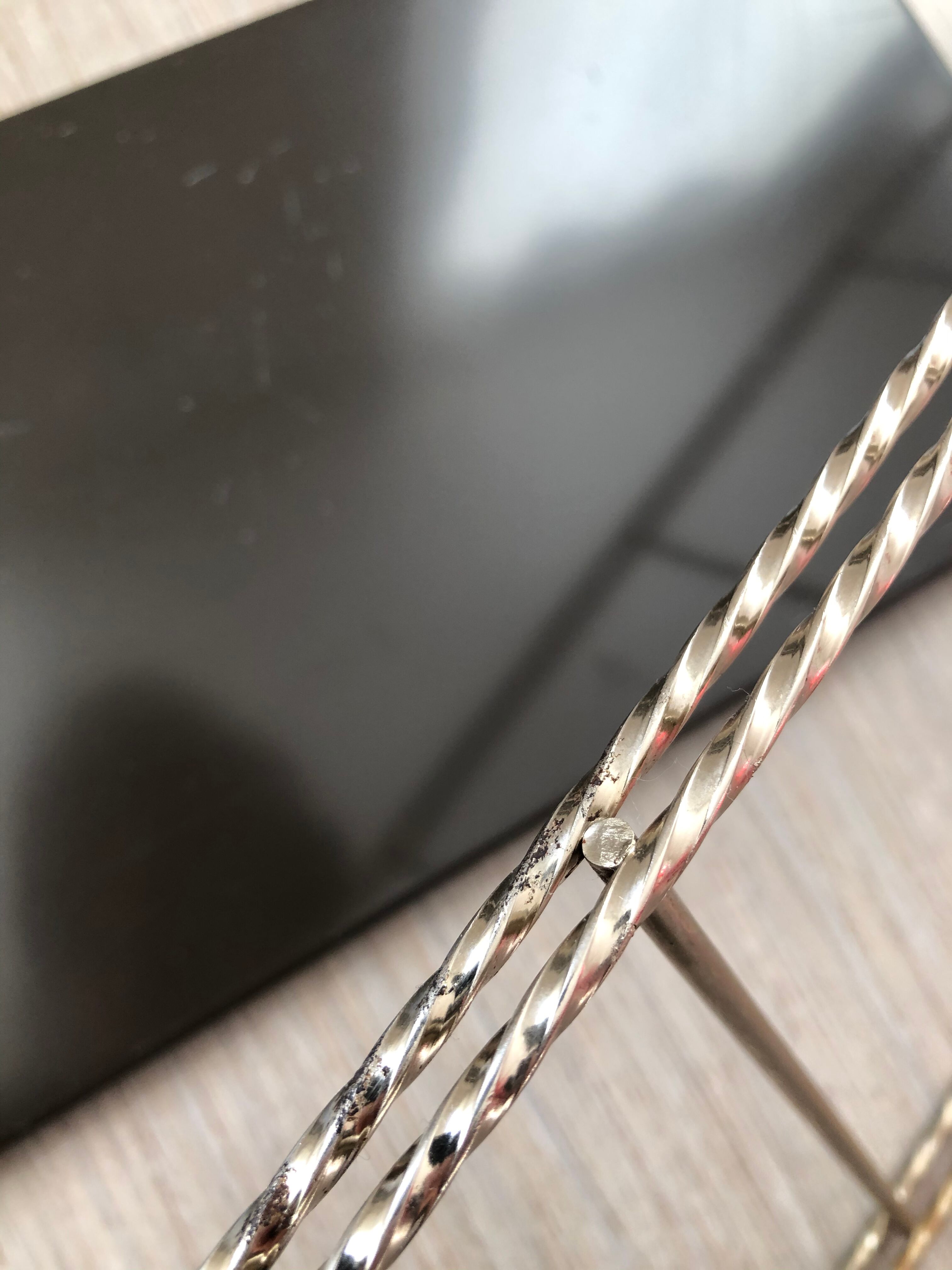 String shelf creation mofp gold and black