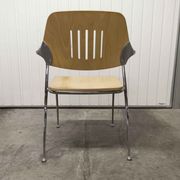 Lot of 6 "Golf" model chairs designed by Francesco Zaccone for the Brunner brand