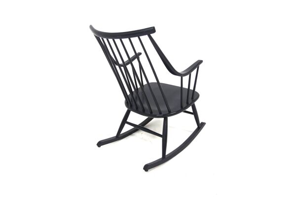 Rocking-chair scandinave ''Grandessa'', Lena Larsson, Nesto, Suède, 1960