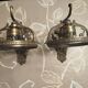 French vintage brass wall sconces