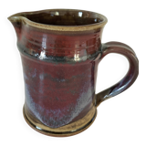Pitcher signed Salins pottery