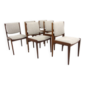 Set de 6 chaises scandinave en chêne, Karl Erik Ekselius, JOC, Suède, 1