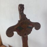 Antique tripod chair oporto lion head