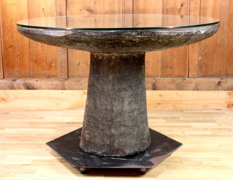 Malinké table in indigenous West African wood 20th century