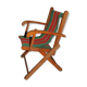Child folding armchair in vintage wood