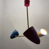 1950’s Multicolored Light Pendant