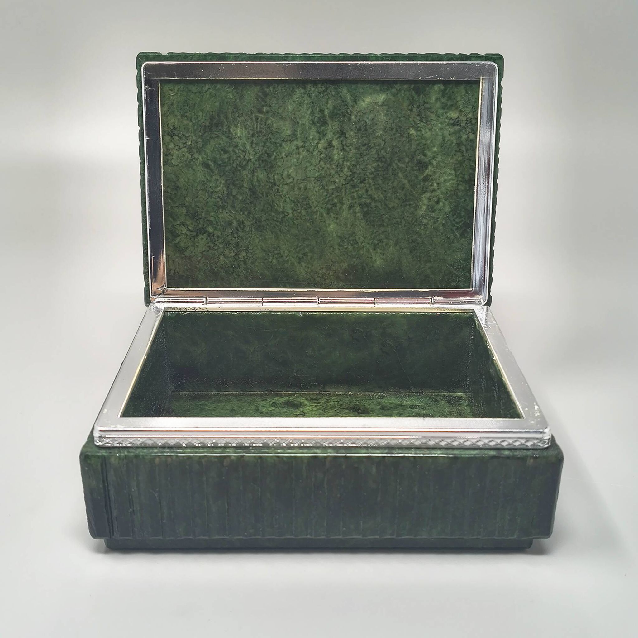 1960s Alabaster Green Smoking Set by Romano Bianchi, Handmade