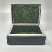 1960s Alabaster Green Smoking Set by Romano Bianchi, Handmade