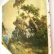 Tableau ancien impression d'art , paysage  Robert Woods 79x61 cm