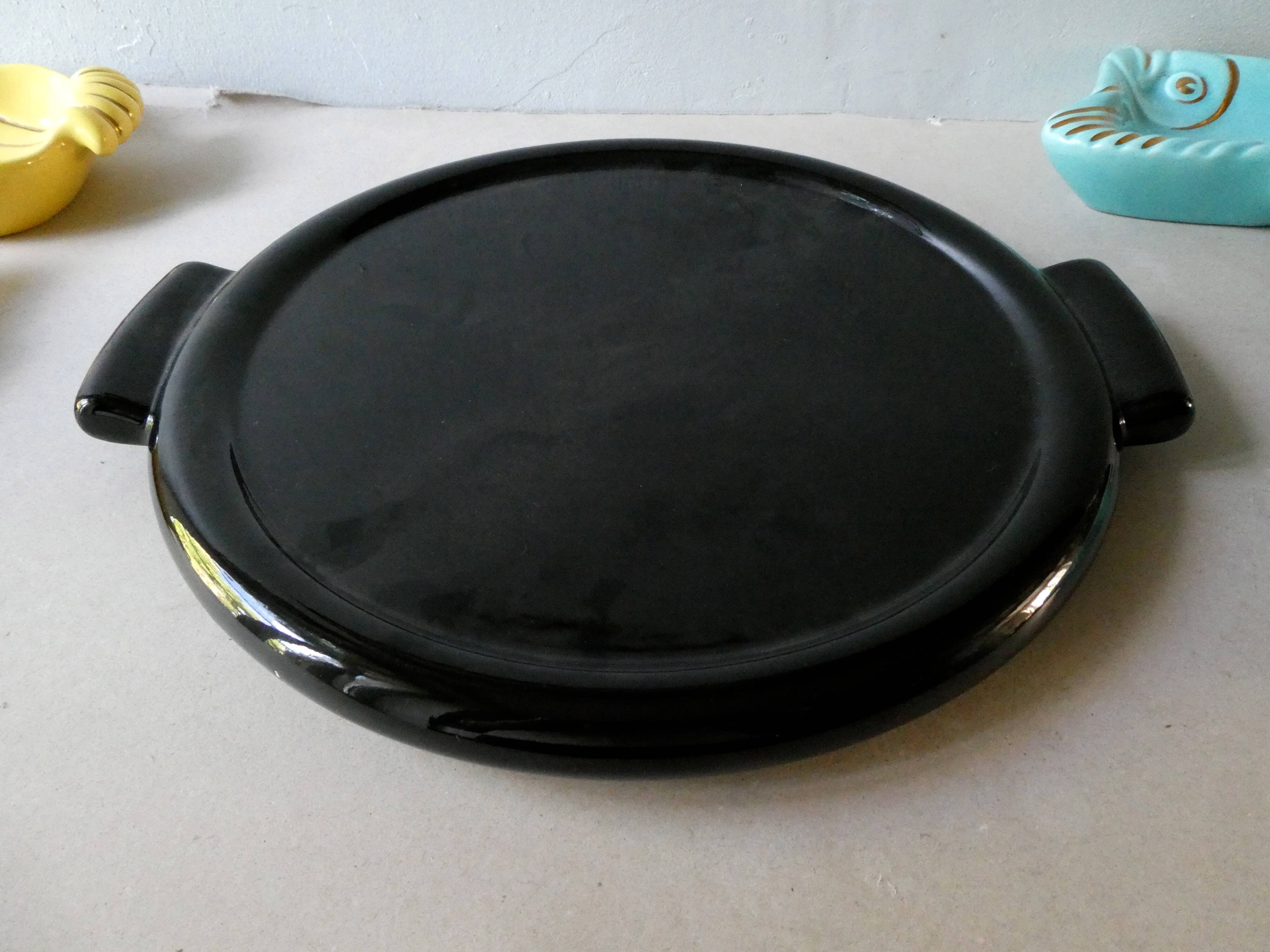 Plateau with its ceramic cups, 50s