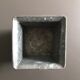 Galvanized flowerpot with ivy decor
