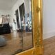 Antique mirror gilded with gold leaf 76cmx160cm
