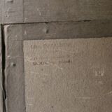 20th century French school painting "Apse of the Cathedral of Saint-Om