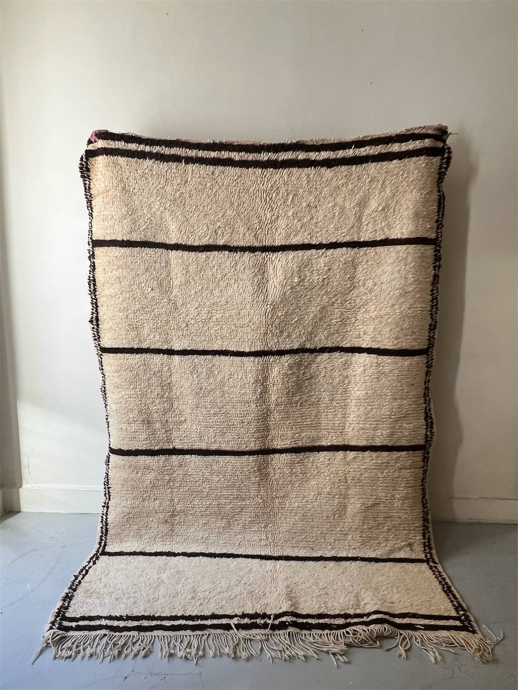 Vintage Berber rug 100% virgin wool