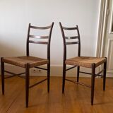 Pair of rope chairs "Gracell" by Yngve Ekstrom for Gemla, 1950s