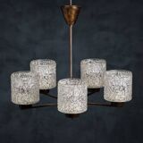 Lustre by Carl Fagerlund for Orrefors, 1950s