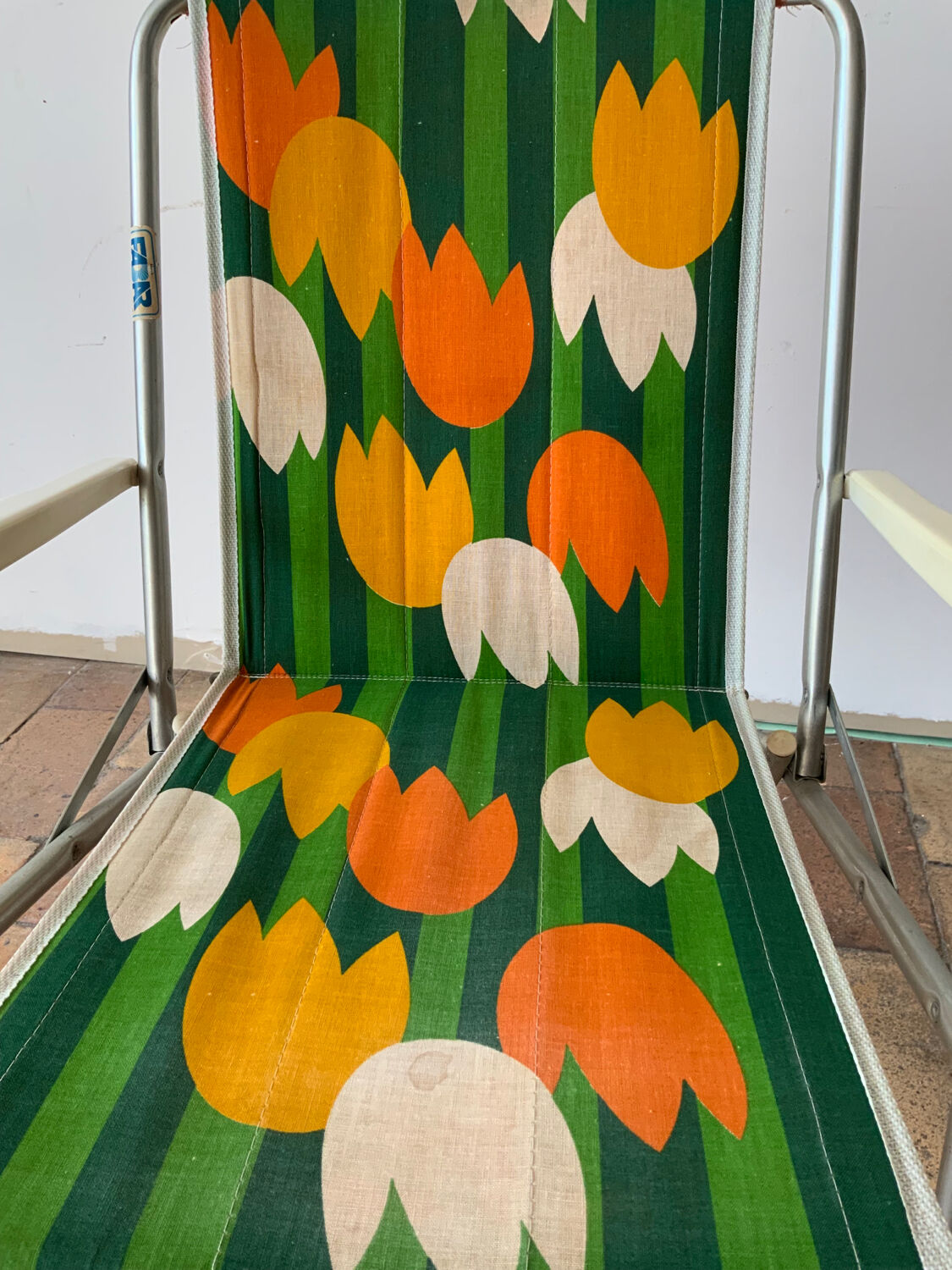 Vintage camping armchair