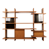 Crossing Bookcase by Giovanni Offredi for Saporiti, 1970s