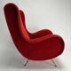 Set of Italian Senior Chairs / Lounge Chairs in the style of Marco Zanuso, 1950s